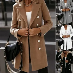 Blazers & Blouses Dames*HENNA - Zomerse blazer met dubbele borst voor dames