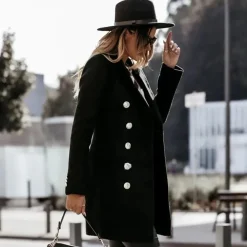 Blazers & Blouses Dames*HENNA - Zomerse blazer met dubbele borst voor dames