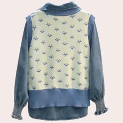 Truien & Vesten Dames*HENRICA - Elegante Zomervest voor Dames Blauw