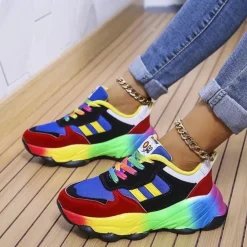 Damesschoenen*Henriette - Trendy veelkleurige zomerschoenen voor dames