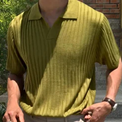 Shirts Heren*Heren trendy poloshirt voor de zomer