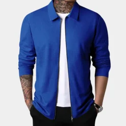 Jassen Heren*Herenjack met rits voor de zomer