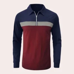 Shirts Heren*Herenpolo met lange mouwen - Zomerse Stijl