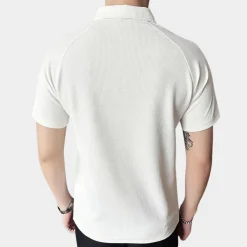 Shirts Heren*Herenpoloshirt met rits - Zomerse Stijl