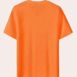 Shirts Heren*Heren-T-shirt met v-hals - Zomerse Editie Oranje