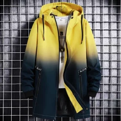 Jassen Heren*Herwig - Warme herenjas met modieus kleurverloop