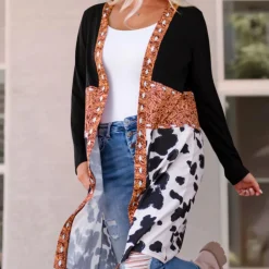 Truien & Vesten Dames*HILDEGARDE - Modieus zomervest voor dames Zwart