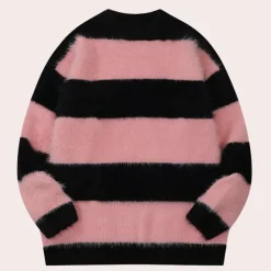 Truien & Vesten Dames*Hildimar - Comfortabele oversized trui voor dames Roze