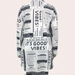 Jurken & Jumpsuits Dames*HINANO - Trendy Zomer Printjurk voor Dames Wit