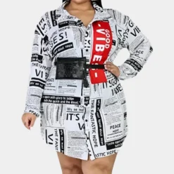 Jurken & Jumpsuits Dames*HINANO - Trendy Zomer Printjurk voor Dames Wit