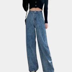 Broeken & Rokken Dames*Hoge taille en wijde damesbroeken voor de zomer