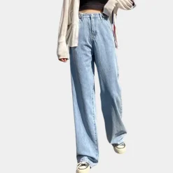 Broeken & Rokken Dames*Hoge taille en wijde damesbroeken voor de zomer