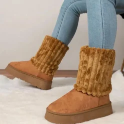 Damesschoenen*Holle - Stijlvolle Dikke Winterboots voor Sneeuwdagen