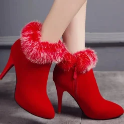 Damesschoenen*HOPE - Modieuze Zomerse Laarzen voor Dames Rood