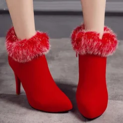 Damesschoenen*HOPE - Modieuze Zomerse Laarzen voor Dames Rood