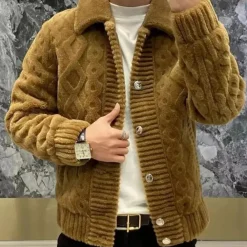 Truien & Vesten Heren*HOWARD - Comfortabel Zomervest voor Heren Olijfgroen