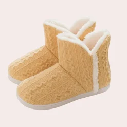 Damesschoenen*IAKOBINA - Warme Dames Schoenen met Gebreide Stijl