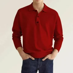 Shirts Heren*Ian - Casual T-shirt met lange mouwen voor de zomer