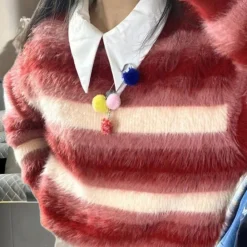 Truien & Vesten Dames*Idonia - Glamoureuze Drop Schouder Trui voor dames Roze