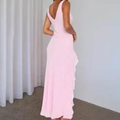 Jurken & Jumpsuits Dames*Ileana - Zomerse Avondjurk met V-hals voor dames