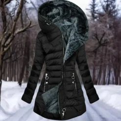 Jassen Dames*ILTA - Warme pluche jas voor vrouwen