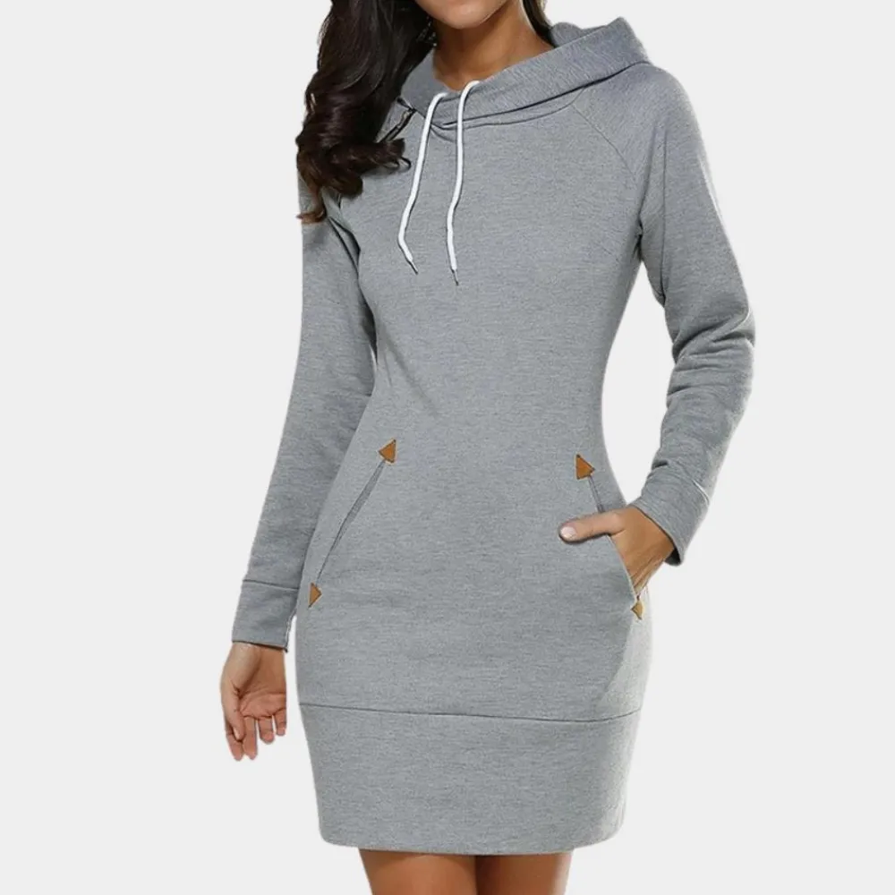 Truien & Vesten Dames*Ines - Lichte zomerjurk met capuchon voor vrouwen