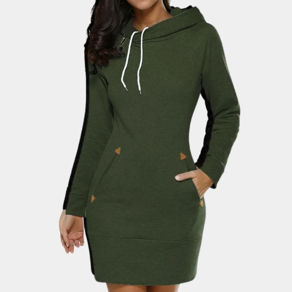 Truien & Vesten Dames*Ines - Lichte zomerjurk met capuchon voor vrouwen