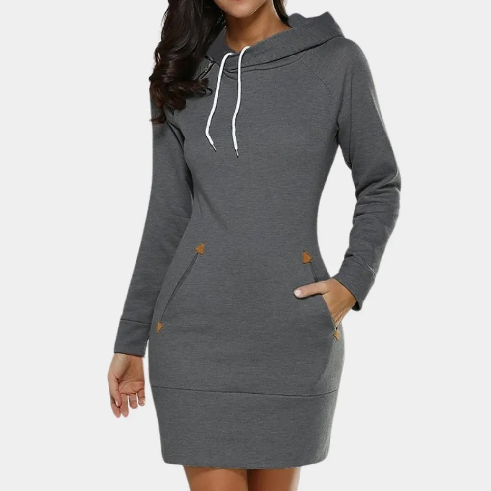 Truien & Vesten Dames*Ines - Lichte zomerjurk met capuchon voor vrouwen