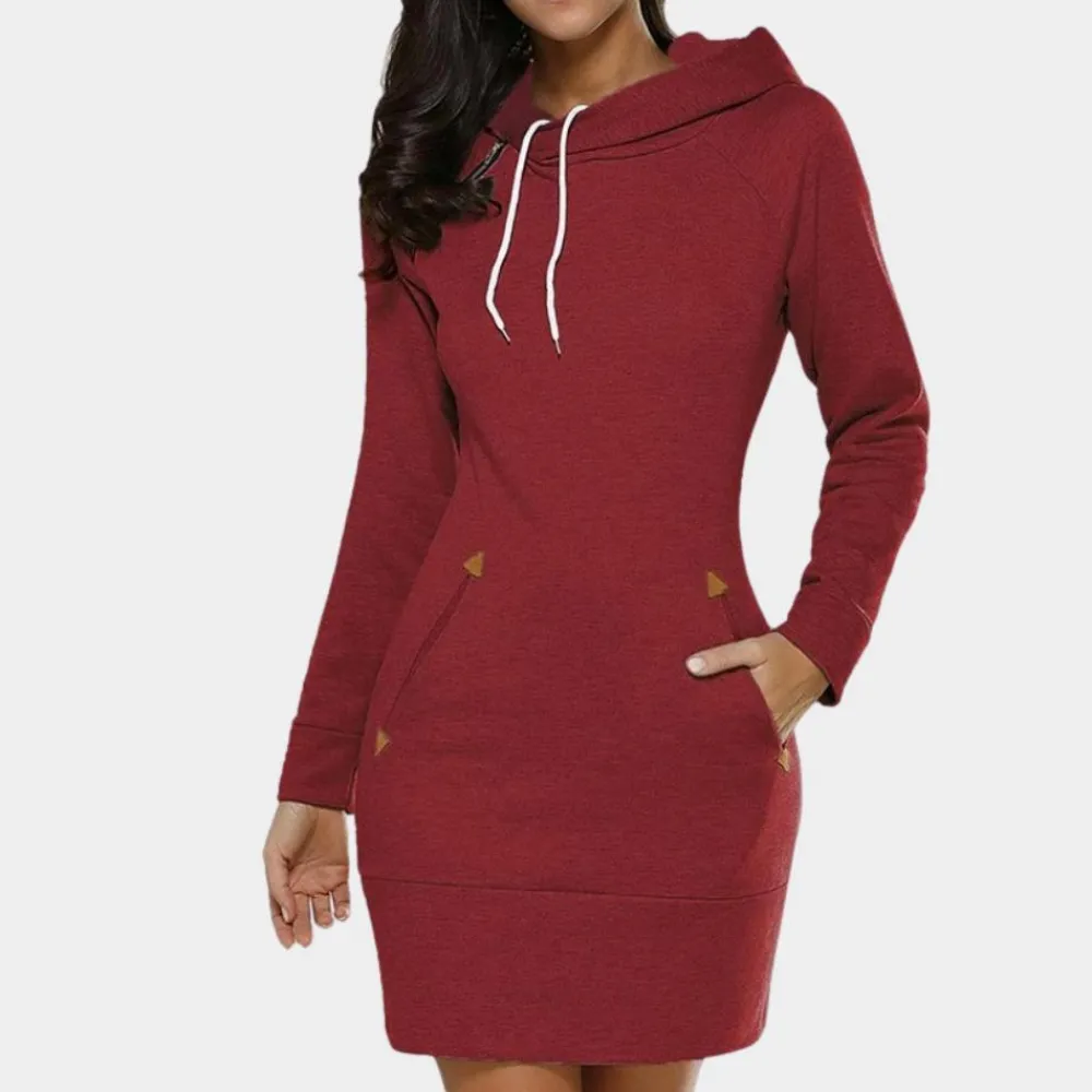 Truien & Vesten Dames*Ines - Lichte zomerjurk met capuchon voor vrouwen