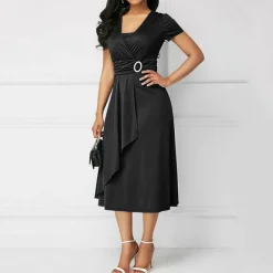 Jurken & Jumpsuits Dames*INGE - Elegante midi zomerjurk