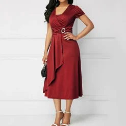 Jurken & Jumpsuits Dames*INGE - Elegante midi zomerjurk