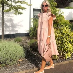 Jurken & Jumpsuits Dames*INGRID - Luchtige zomerse casual midi-jurk