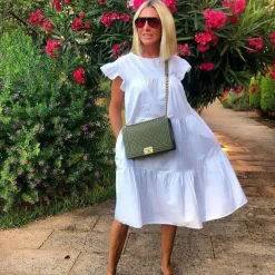 Jurken & Jumpsuits Dames*INGRID - Luchtige zomerse casual midi-jurk