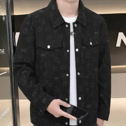 Jassen Heren*Ionut - Stijlvolle Heren Corduroy Zomerse Buitenkleding