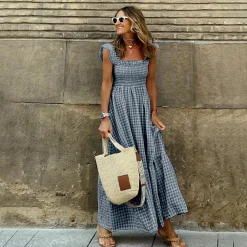 Jurken & Jumpsuits Dames*IRIDA - Luchtige lange zomerjurk voor dames