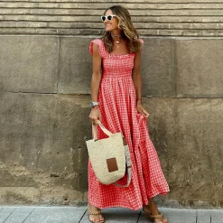 Jurken & Jumpsuits Dames*IRIDA - Luchtige lange zomerjurk voor dames