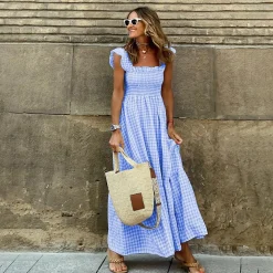 Jurken & Jumpsuits Dames*IRIDA - Luchtige lange zomerjurk voor dames