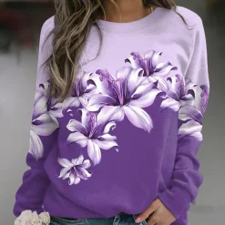 Topjes & Shirts Dames*ISAURA - Luxe Zomersweatshirt voor Dames