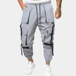 Broeken Heren*Italo - Stijlvolle en trendy cargo broek voor heren - Perfect voor de zomer