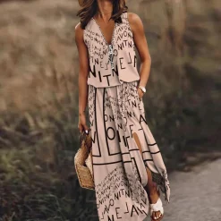 Jurken & Jumpsuits Dames*Iva - Elegante damesjurk met zomerse print