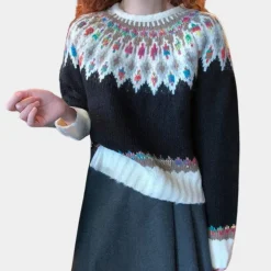 Truien & Vesten Dames*JADIRA - Klassieke Trui voor Dames Zwart