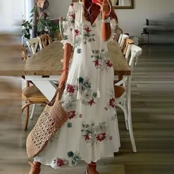 Jurken & Jumpsuits Dames*JANNE - Boho maxi zomerjurk