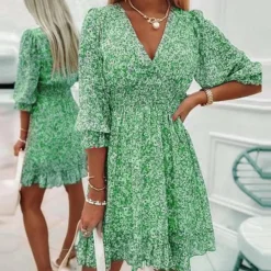 Jurken & Jumpsuits Dames*JANNINE - Luchtige midi zomerjurk voor dames