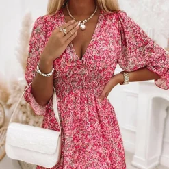 Jurken & Jumpsuits Dames*JANNINE - Luchtige midi zomerjurk voor dames