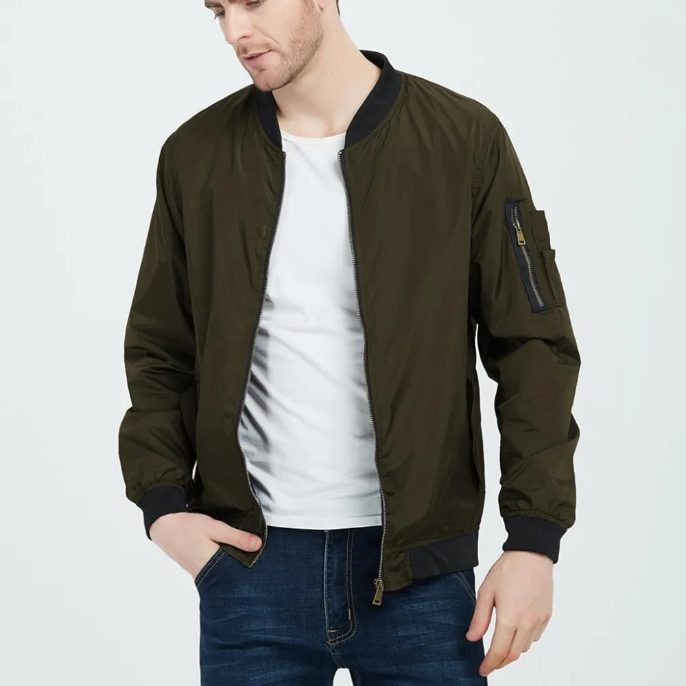 Jassen Heren*JAYDEN - Vintage zomerbomberjack voor heren