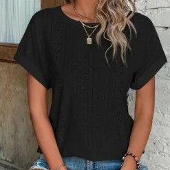 Topjes & Shirts Dames*JAYLANI - Vrouwen casual zomer overhemd