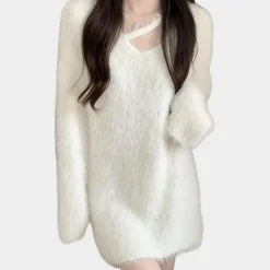 Truien & Vesten Dames*JAYLEESA - Trendy Trui voor Dames Wit