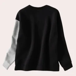 Topjes & Shirts Dames*JEASELLE - Luxe Zomersweatshirt voor Dames Zwart