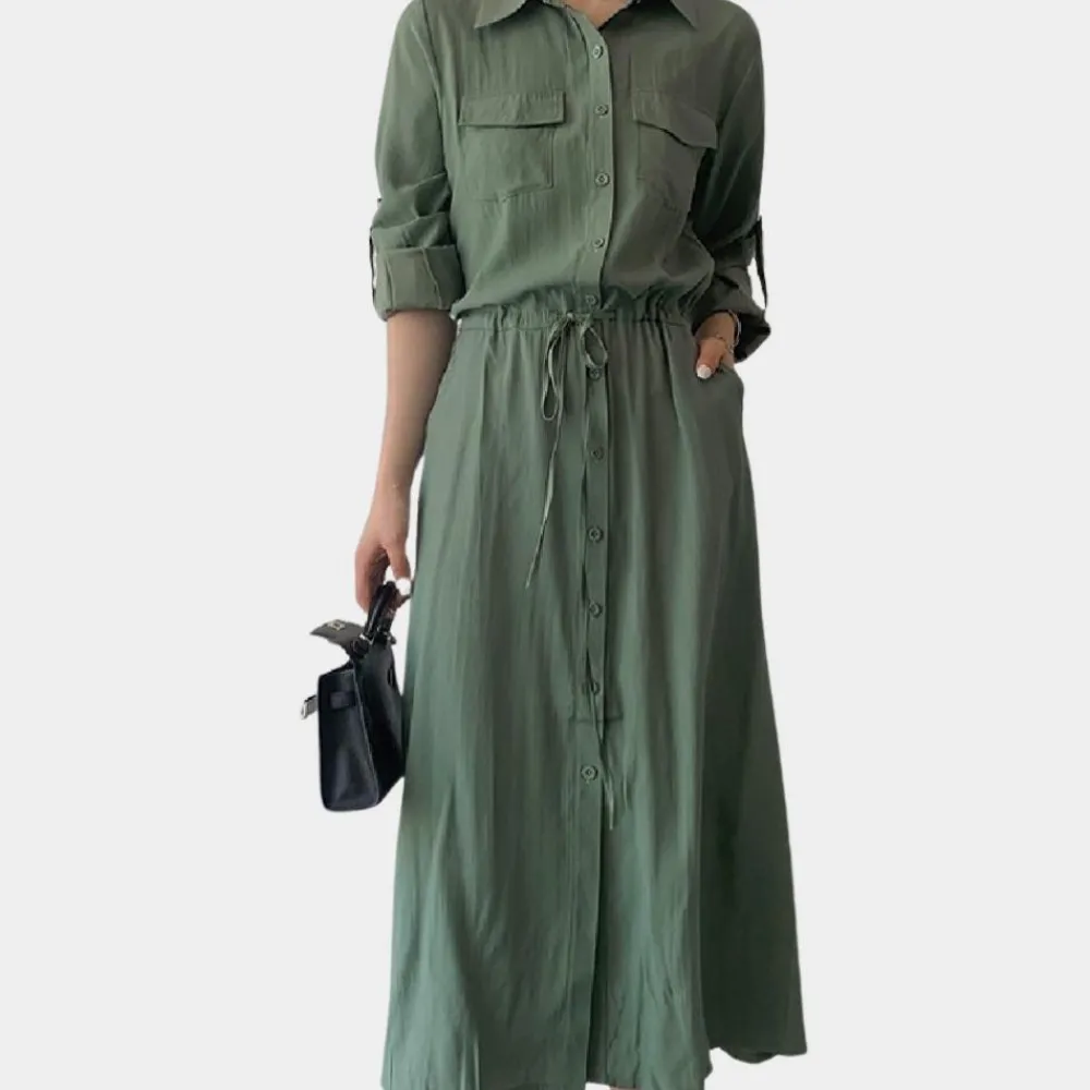 Jurken & Jumpsuits Dames*Jelena - Casual damesjurk met knopen voor de zomer