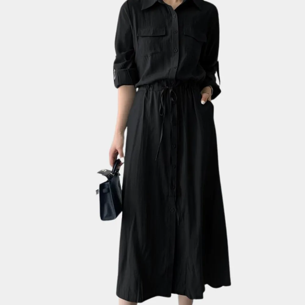 Jurken & Jumpsuits Dames*Jelena - Casual damesjurk met knopen voor de zomer